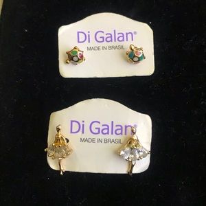 Bundle of Earrings-Brazilian Gold